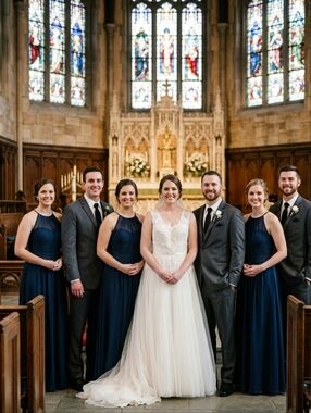 David's Bridal Cream Wedding Dress